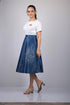 Printed Skirt For Women black Digital Print Party Wear Skirt (OTLKT1013)